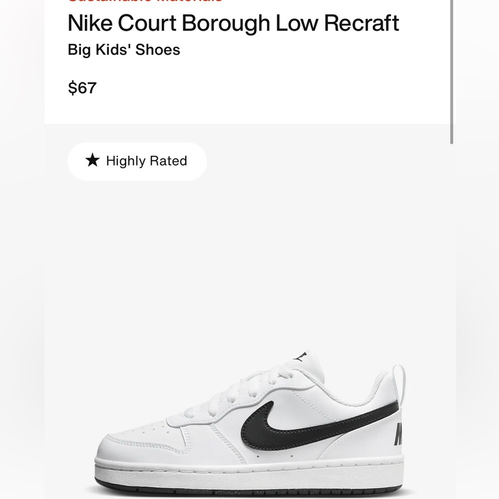 Nike Court Borough Low Recraft